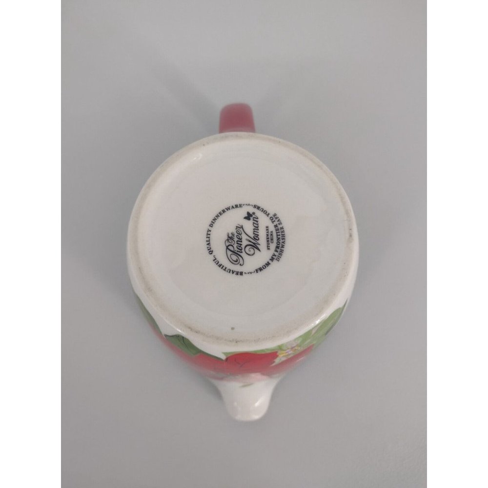 Pioneer Woman Measuring Cup Pitcher Ceramic Floral Love Beyond Measure - Picture 6 of 6
